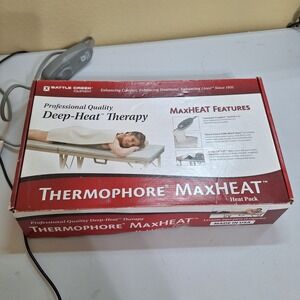 Thermophore MaxHEAT Heating Pad Large Moist Heat Therapy Chiropractor USA 14x27